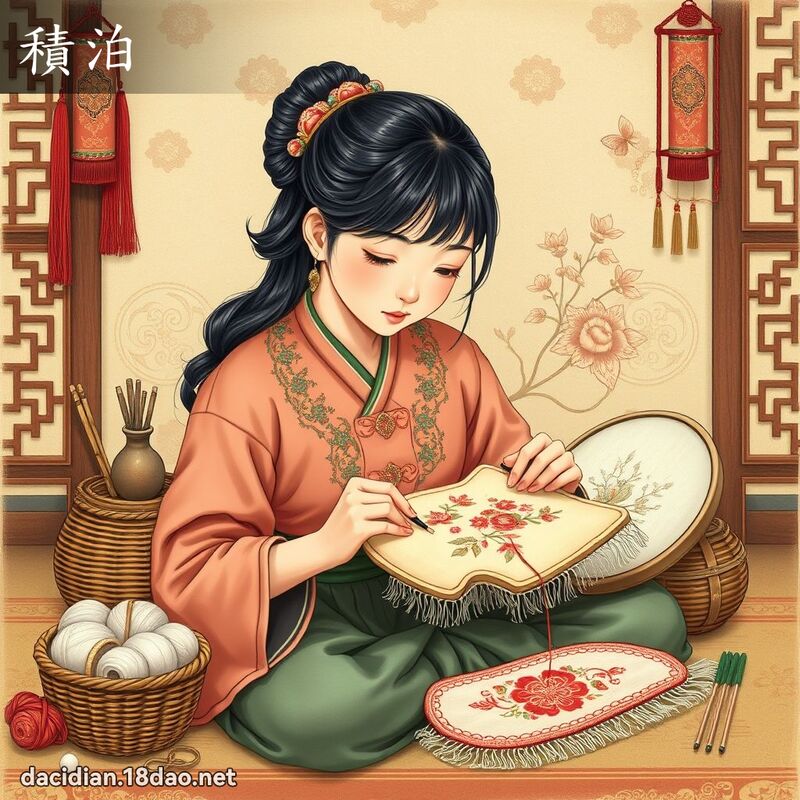 積泊 - 國語大辭典配圖
