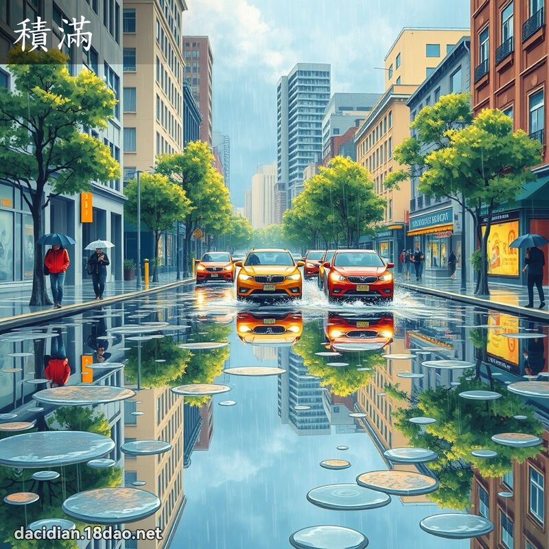 積滿 - 國語大辭典配圖