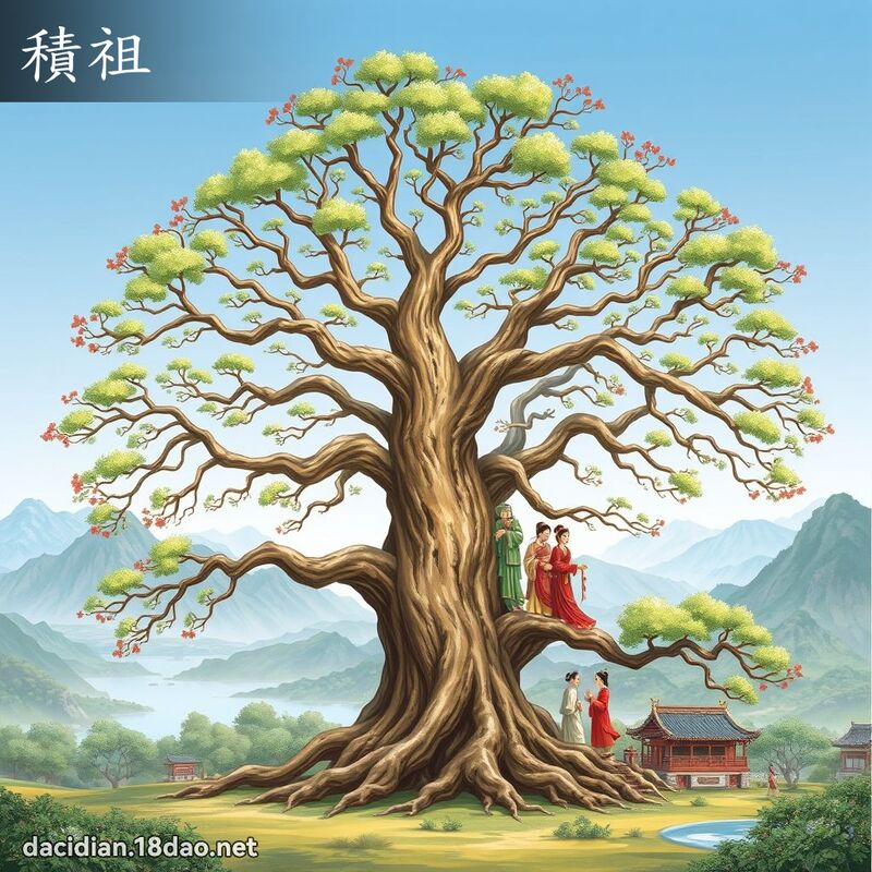 积祖 - 国语大辞典配图