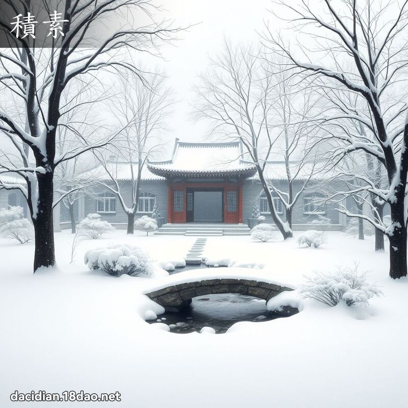 积素 - 国语大辞典配图
