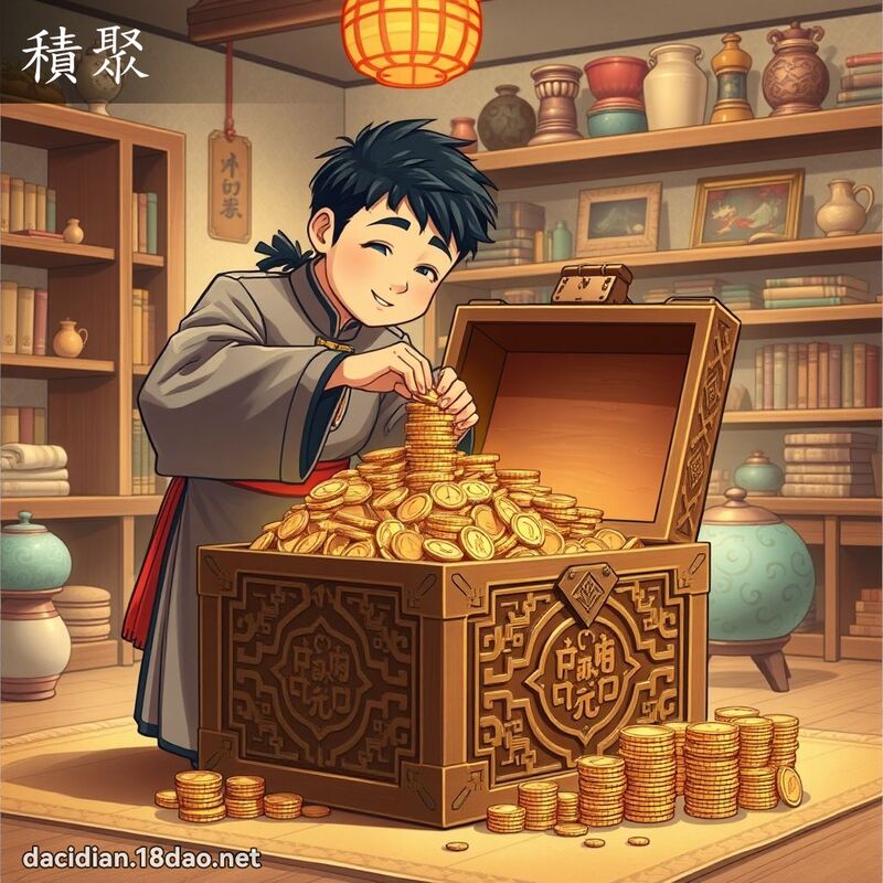 積聚 - 國語大辭典配圖
