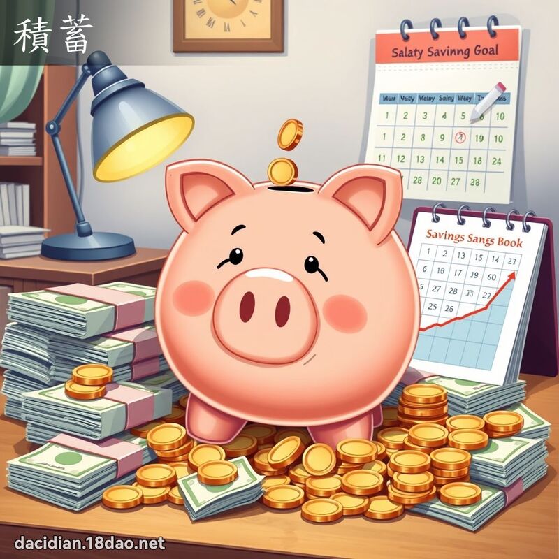 積蓄 - 國語大辭典配圖
