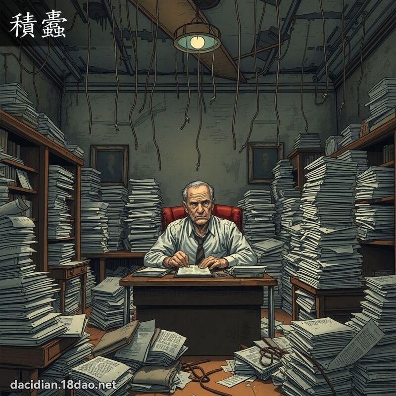 積蠹 - 國語大辭典配圖