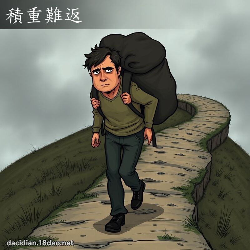 積重難返 - 國語大辭典配圖
