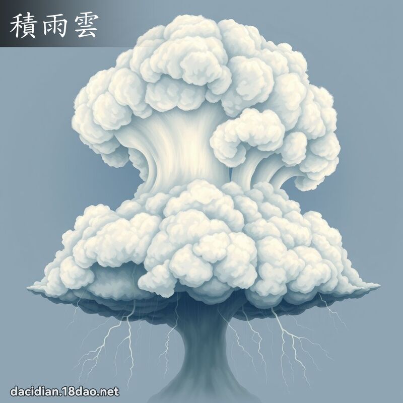 积雨云 - 国语大辞典配图