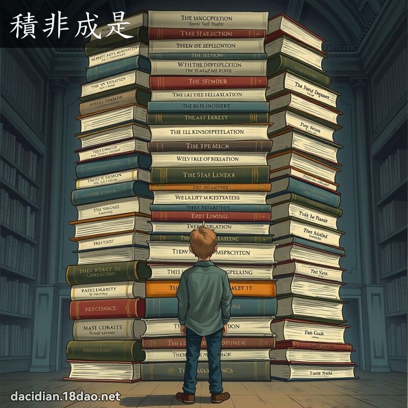 積非成是 - 國語大辭典配圖