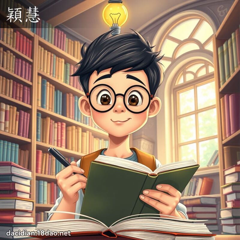 穎慧 - 國語大辭典配圖