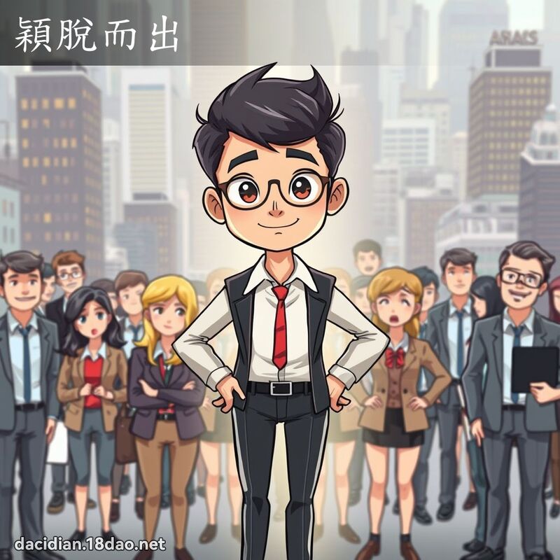 颖脱而出 - 国语大辞典配图