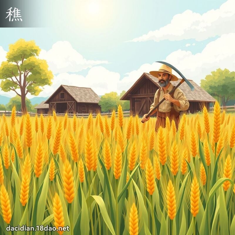 穛 - 國語大辭典配圖