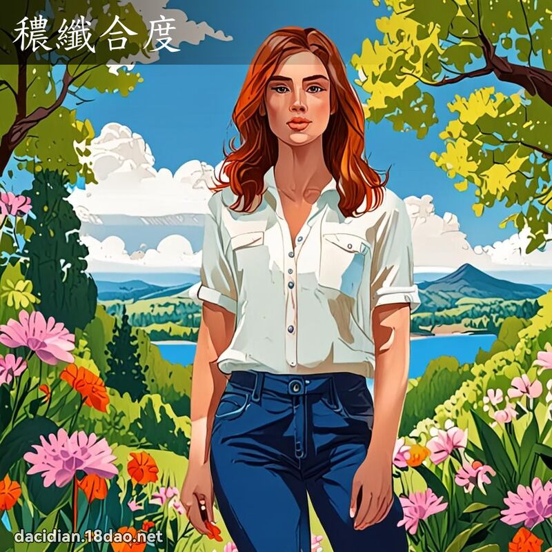穠纖合度 - 國語大辭典配圖