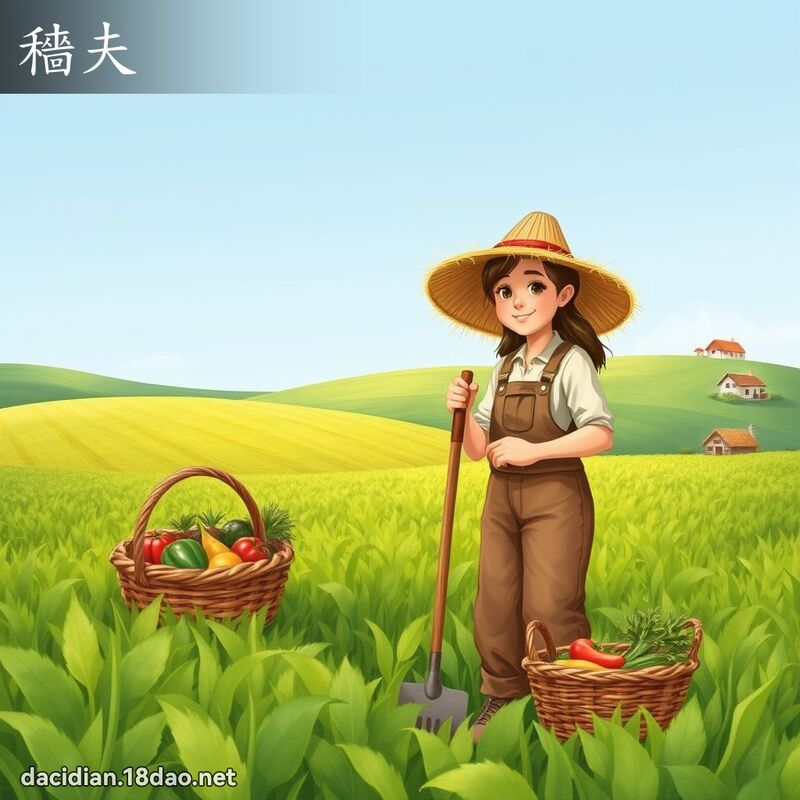 穡夫 - 国语大辞典配图