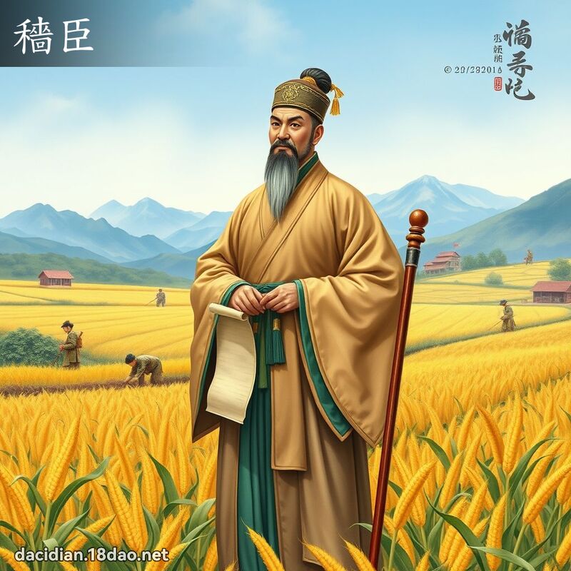 穡臣 - 國語大辭典配圖