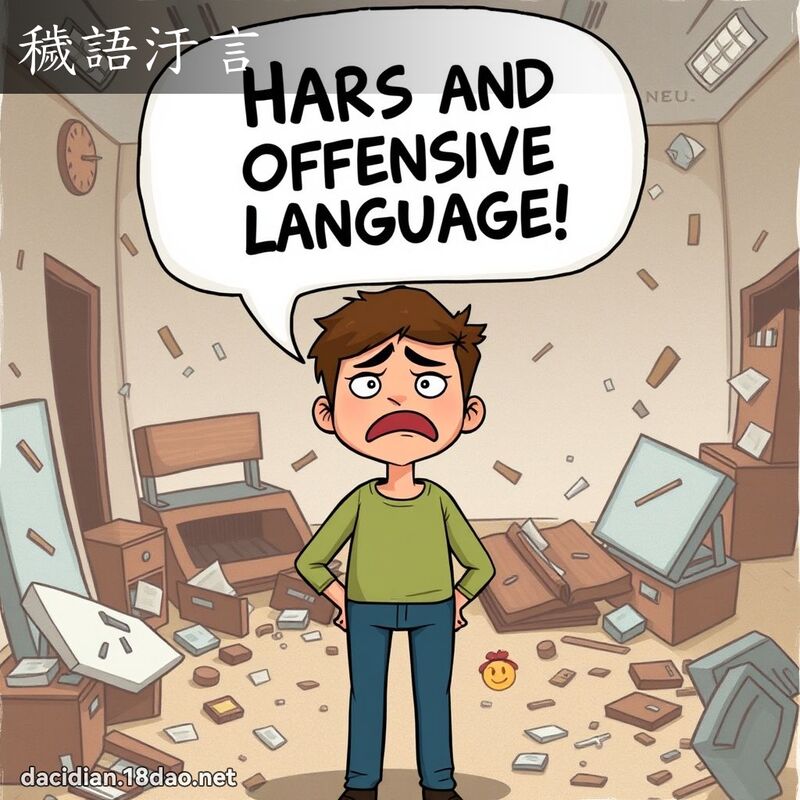 穢語汙言 - 國語大辭典配圖