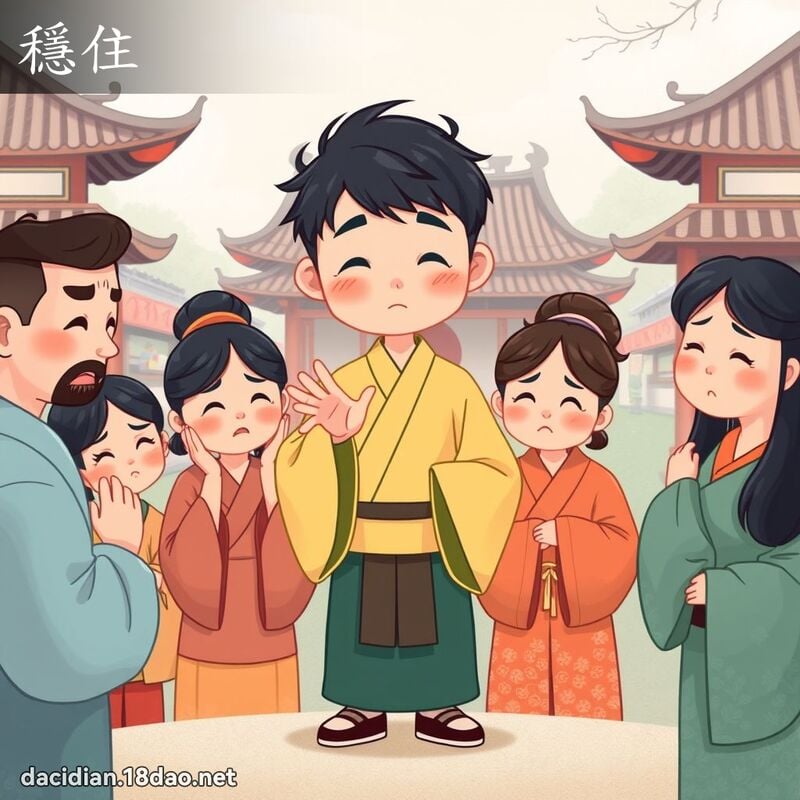 稳住 - 国语大辞典配图