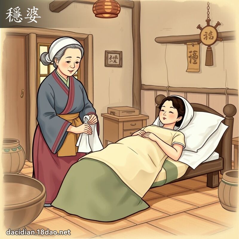 穩婆 - 國語大辭典配圖