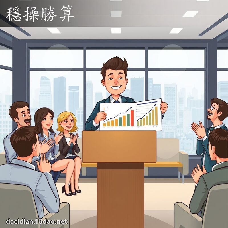 稳操胜算 - 国语大辞典配图