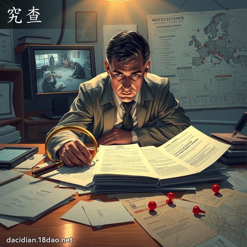究查 - 国语大辞典配图