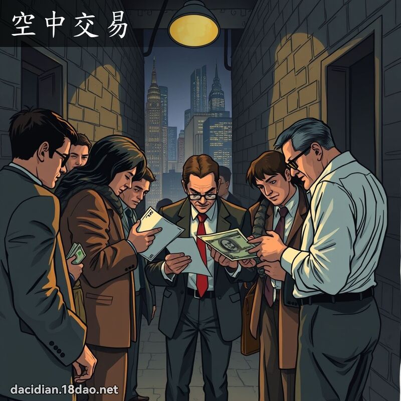 空中交易 - 國語大辭典配圖