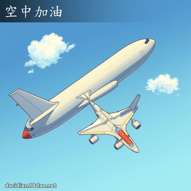 空中加油 - 国语大辞典配图