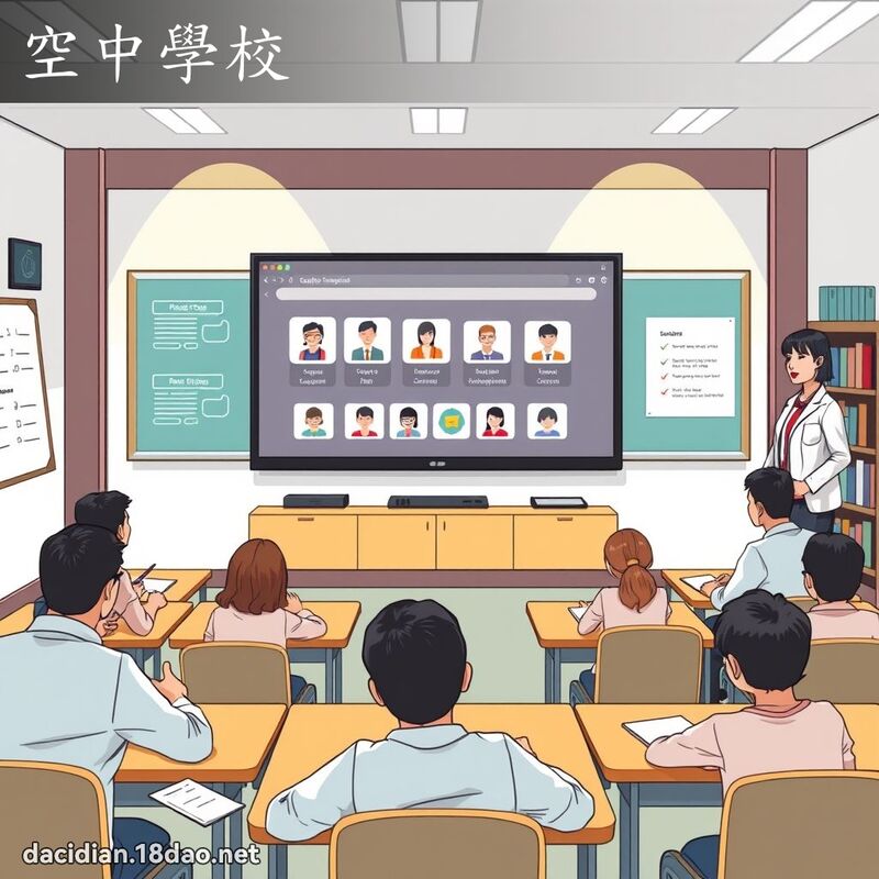 空中學校 - 國語大辭典配圖