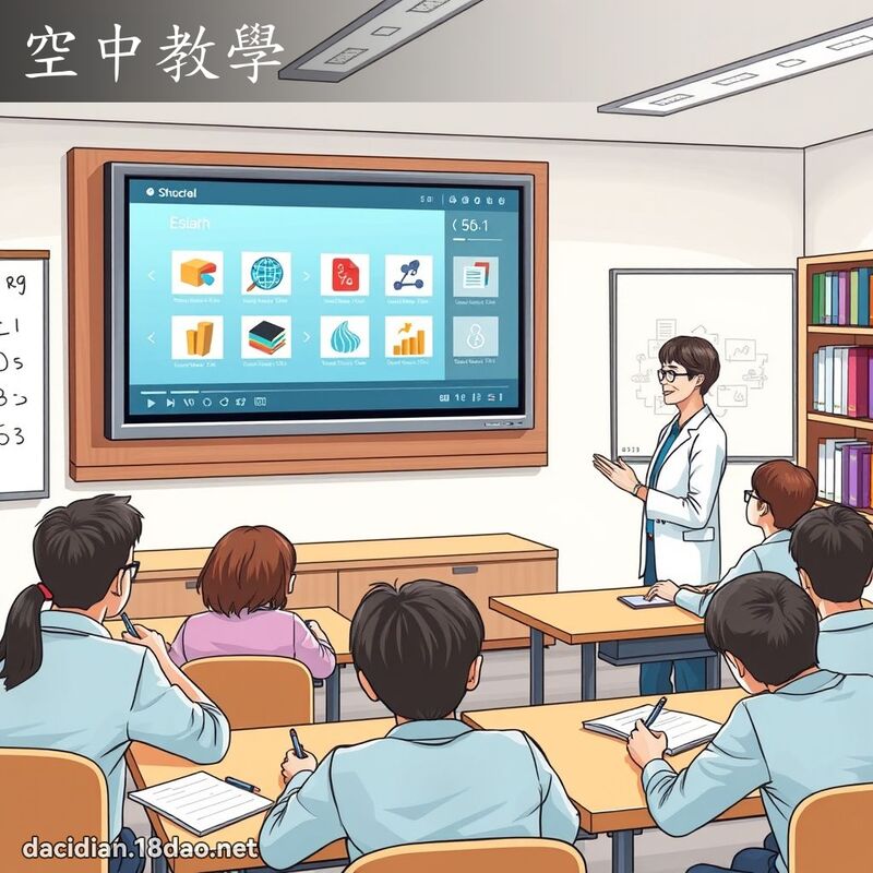 空中教學 - 國語大辭典配圖