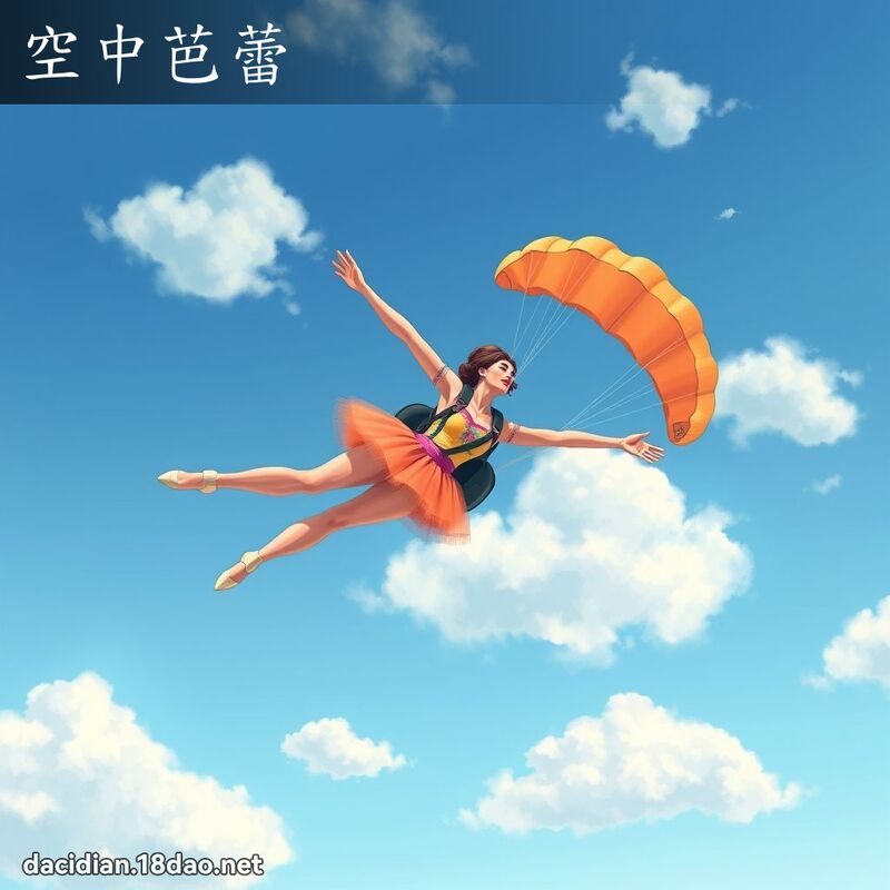 空中芭蕾 - 国语大辞典配图