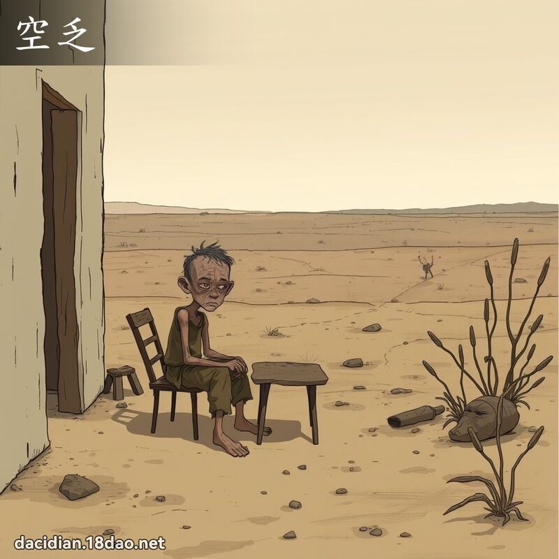 空乏 - 国语大辞典配图