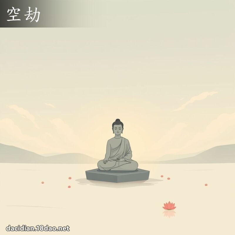 空劫 - 国语大辞典配图