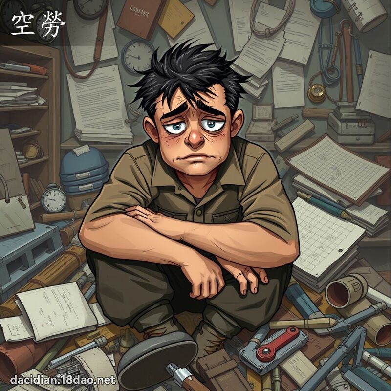 空勞 - 國語大辭典配圖
