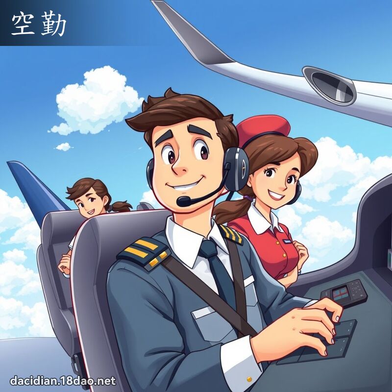 空勤 - 国语大辞典配图
