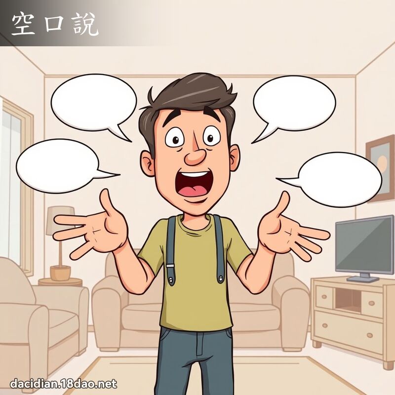 空口说 - 国语大辞典配图