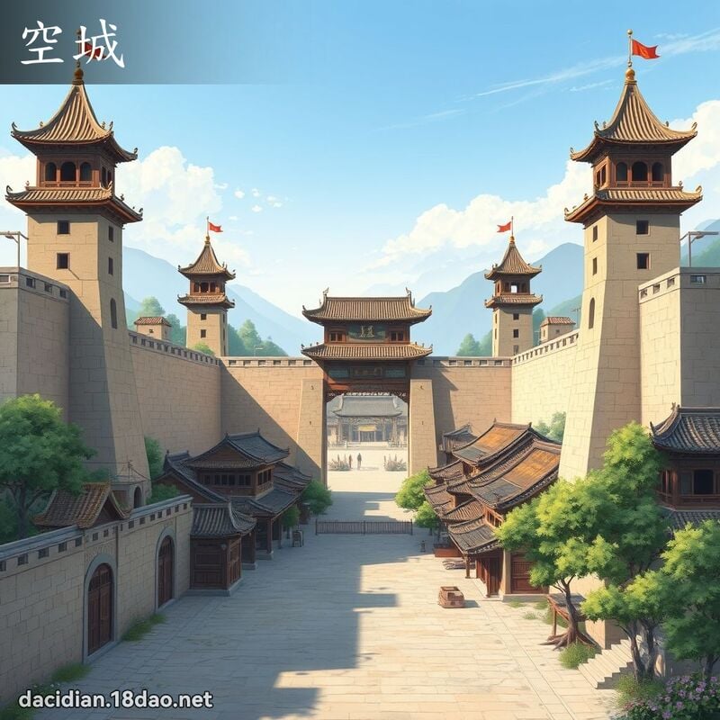 空城 - 國語大辭典配圖