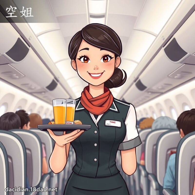 空姐 - 國語大辭典配圖