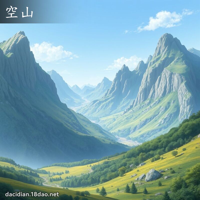 空山 - 國語大辭典配圖