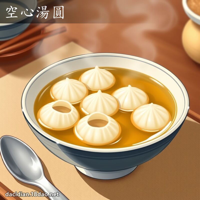 空心湯圓 - 國語大辭典配圖
