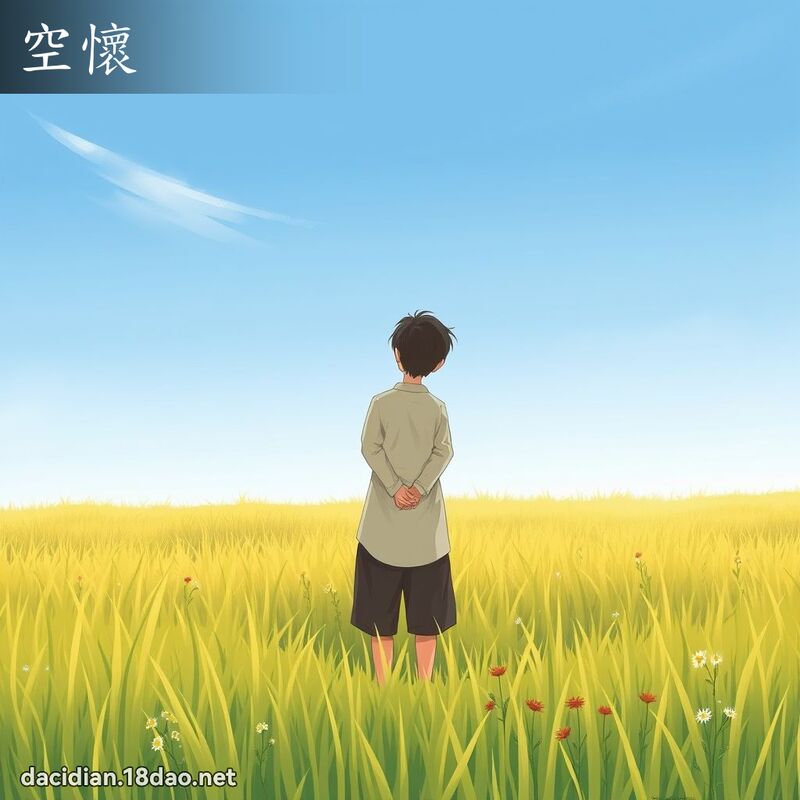 空怀 - 国语大辞典配图