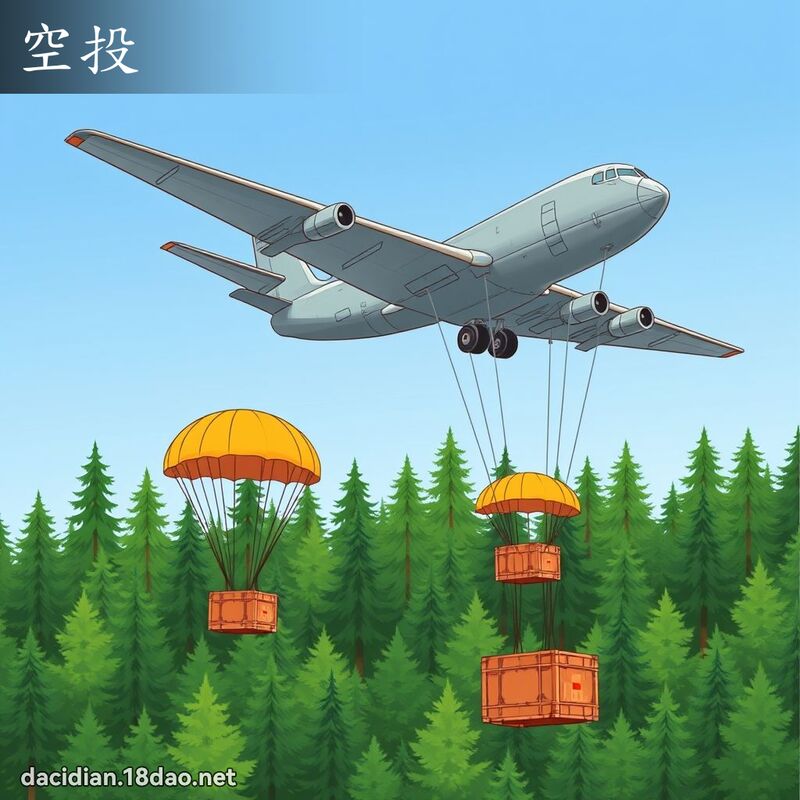 空投 - 国语大辞典配图