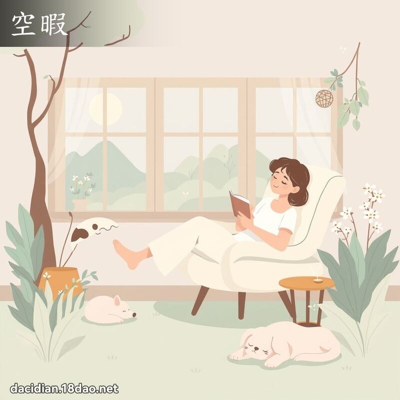 空暇 - 国语大辞典配图