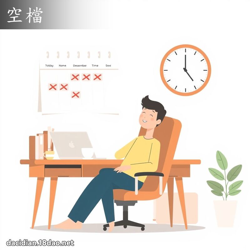 空档 - 国语大辞典配图