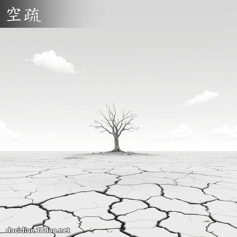 空疏 - 國語大辭典配圖