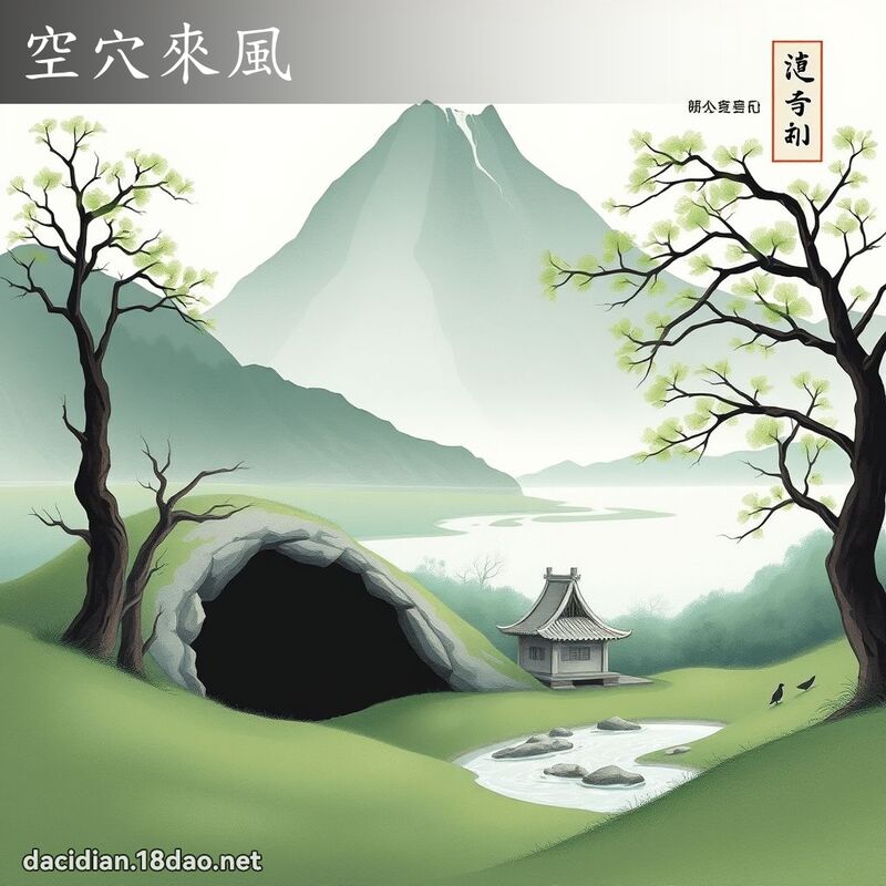空穴來風 - 國語大辭典配圖