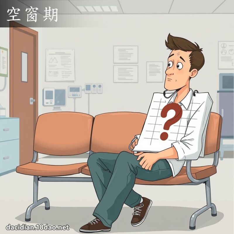 空窗期 - 国语大辞典配图