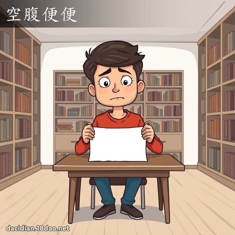 空腹便便 - 國語大辭典配圖