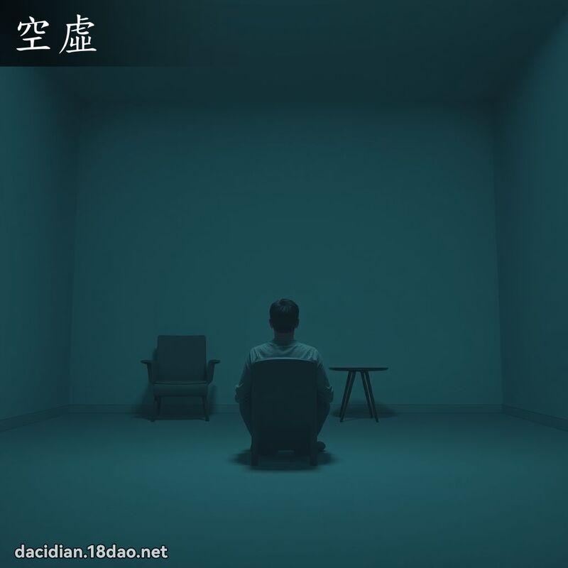 空虚 - 国语大辞典配图
