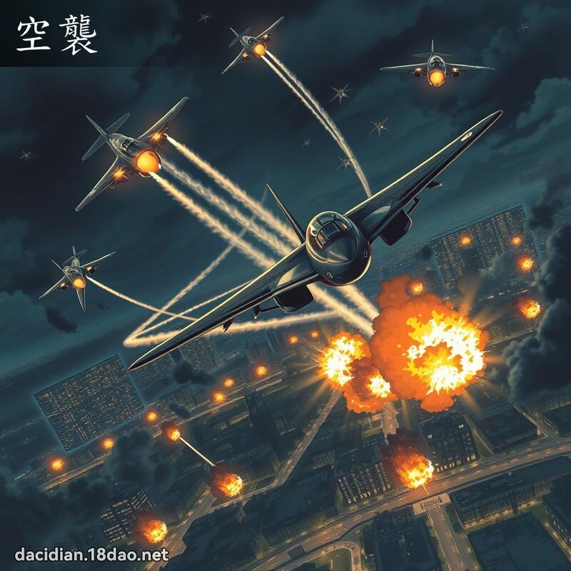 空袭 - 国语大辞典配图