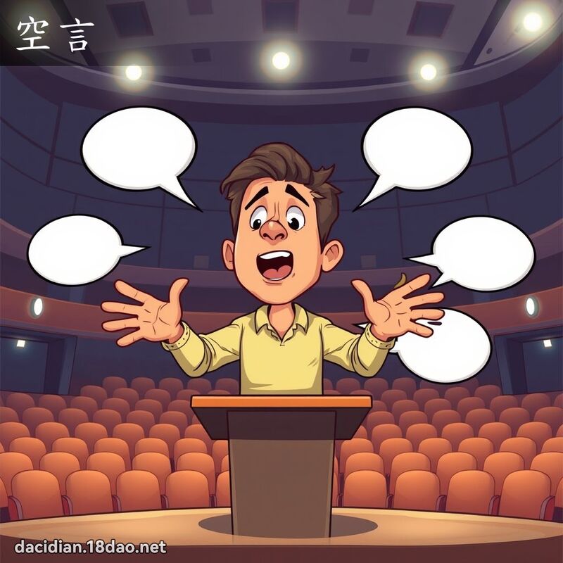 空言 - 國語大辭典配圖