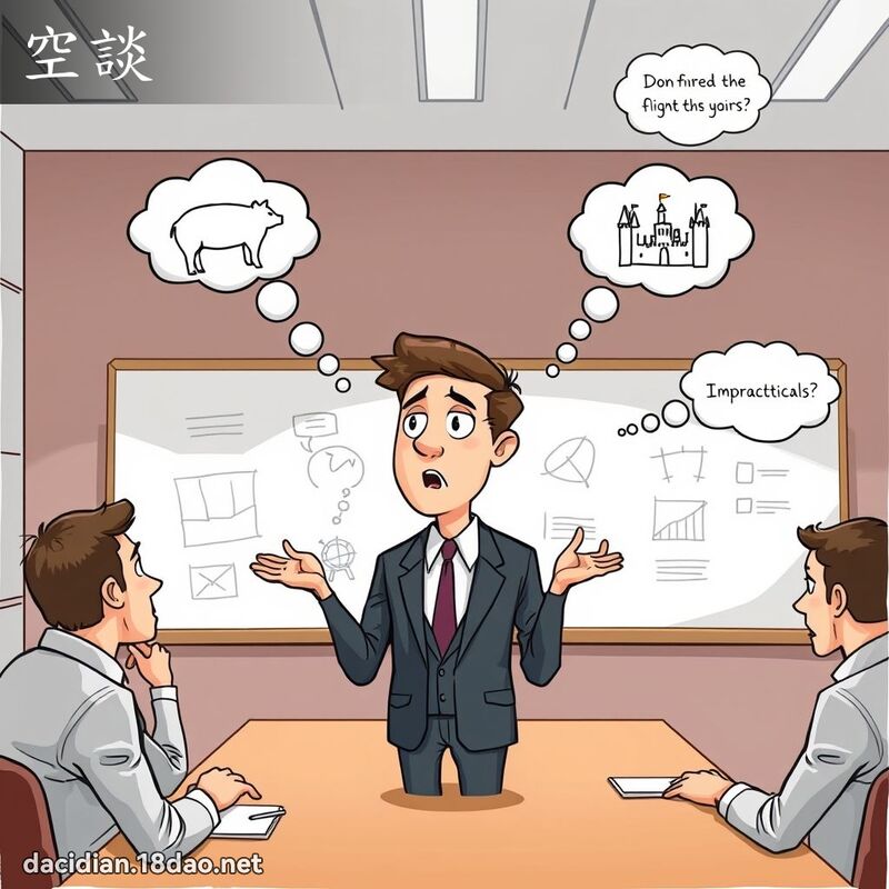空談 - 國語大辭典配圖