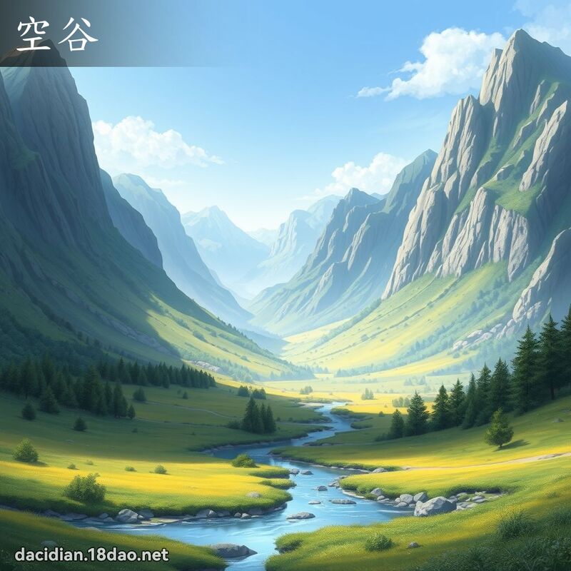 空谷 - 國語大辭典配圖