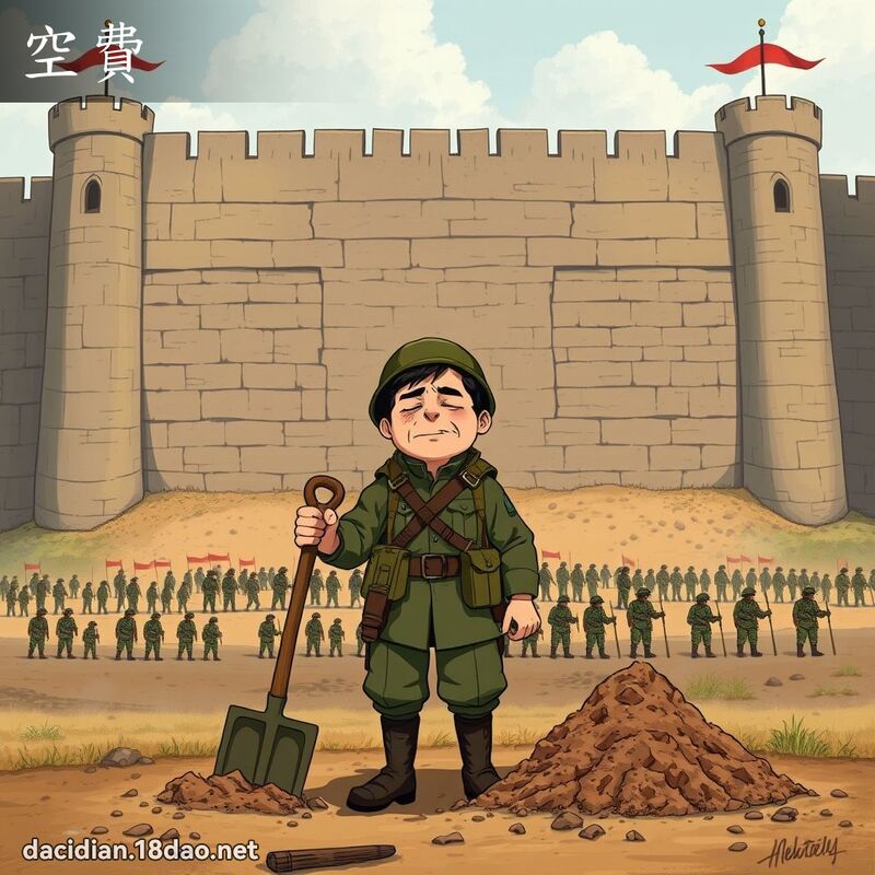 空费 - 国语大辞典配图