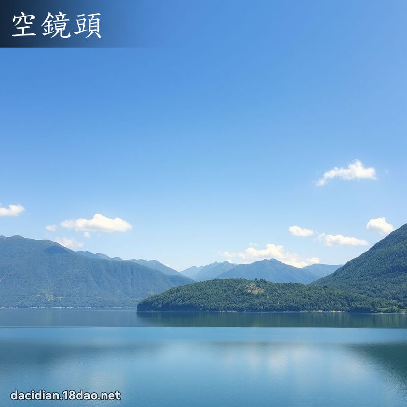 空镜头 - 国语大辞典配图